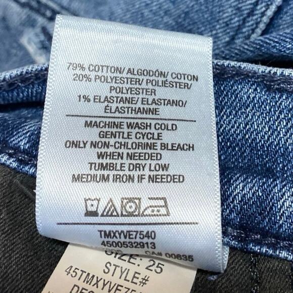 Hudson Women's Blue High Waisted Flared Bootcut Denim Cropped Jeans Size 25 - Picture 5 of 5